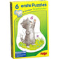 HABA 303309 6 erste Puzzles Tierkinder