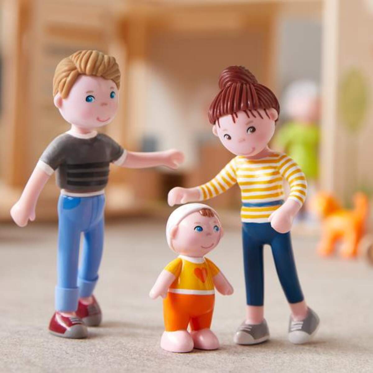 HABA 306145 Little Friends Spielset Familie