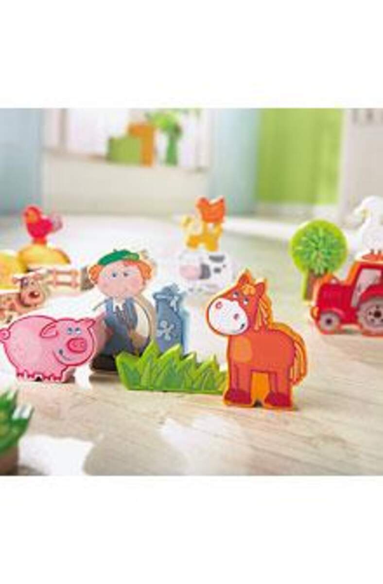 HABA 5581 Meine erste Spielwelt Bauernhof Großes Spielset