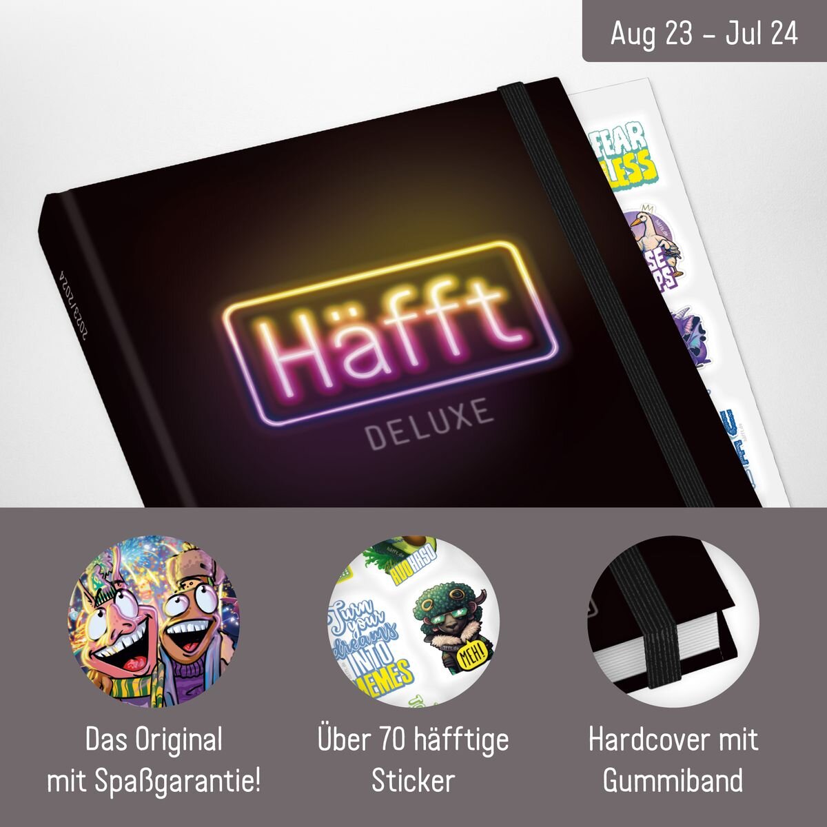 Häfft Verlag Deluxe Hausaufgabenheft A5 2023/2024