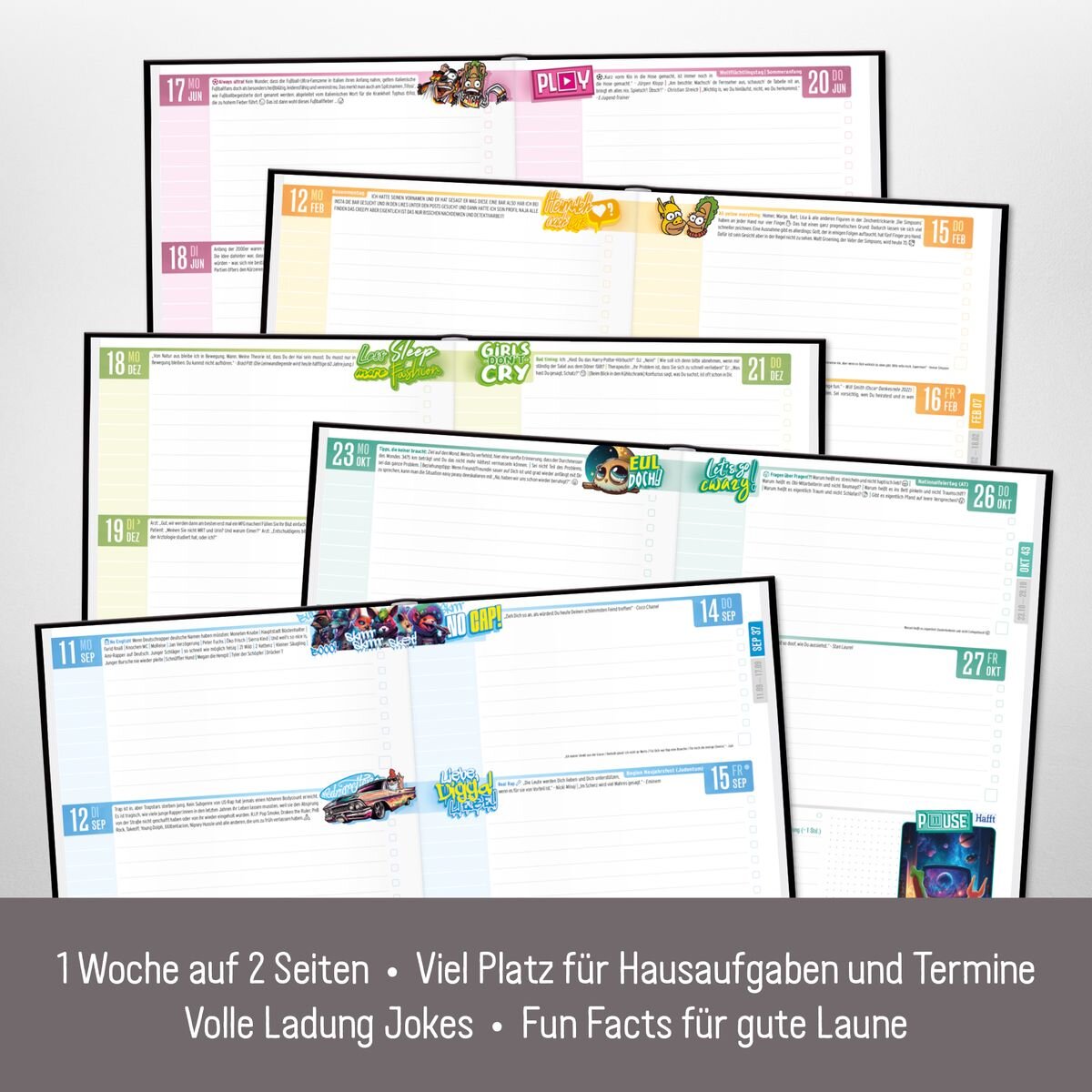 Häfft Verlag Deluxe Hausaufgabenheft A5 2023/2024