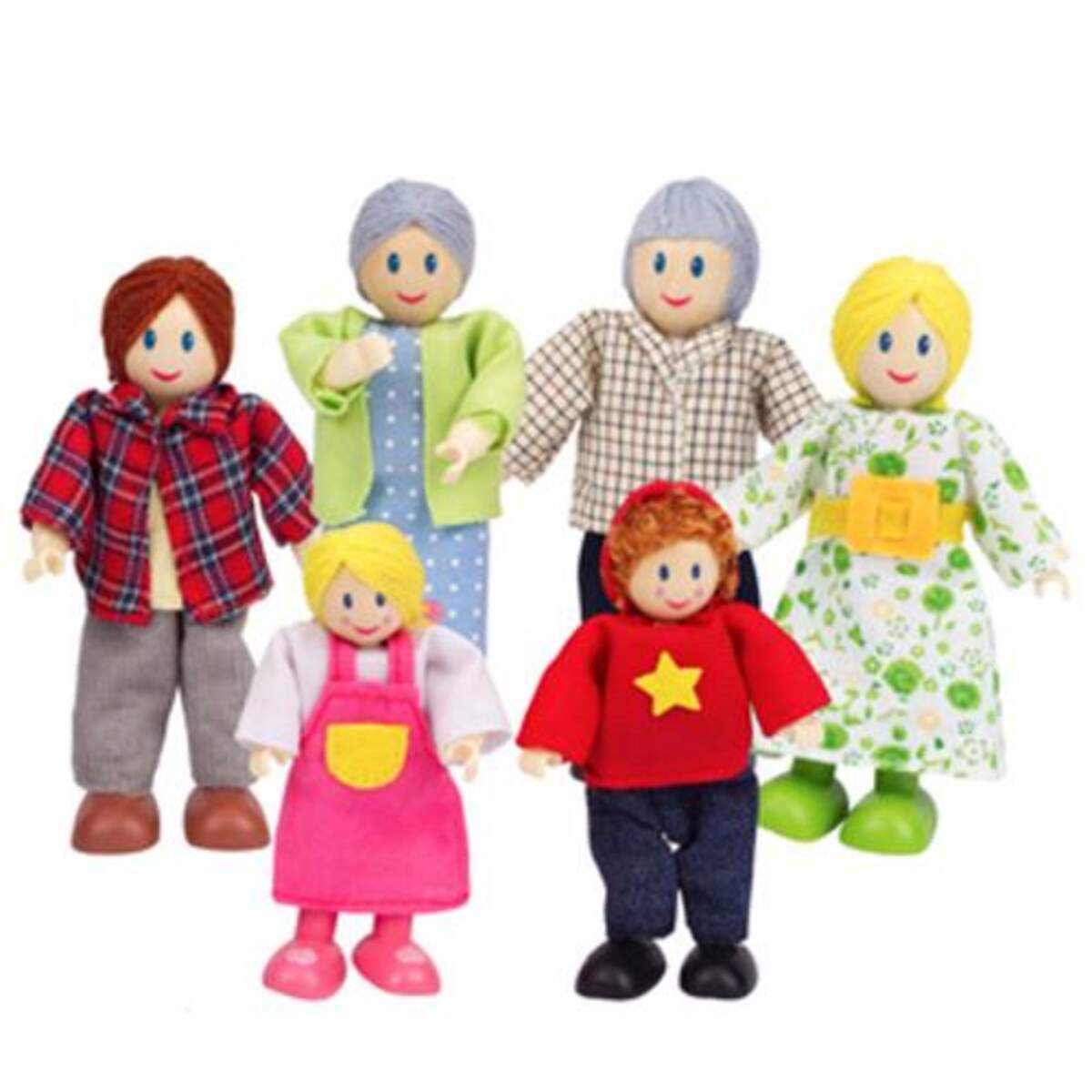 Hape Puppenfamilie, helle Hautfarbe