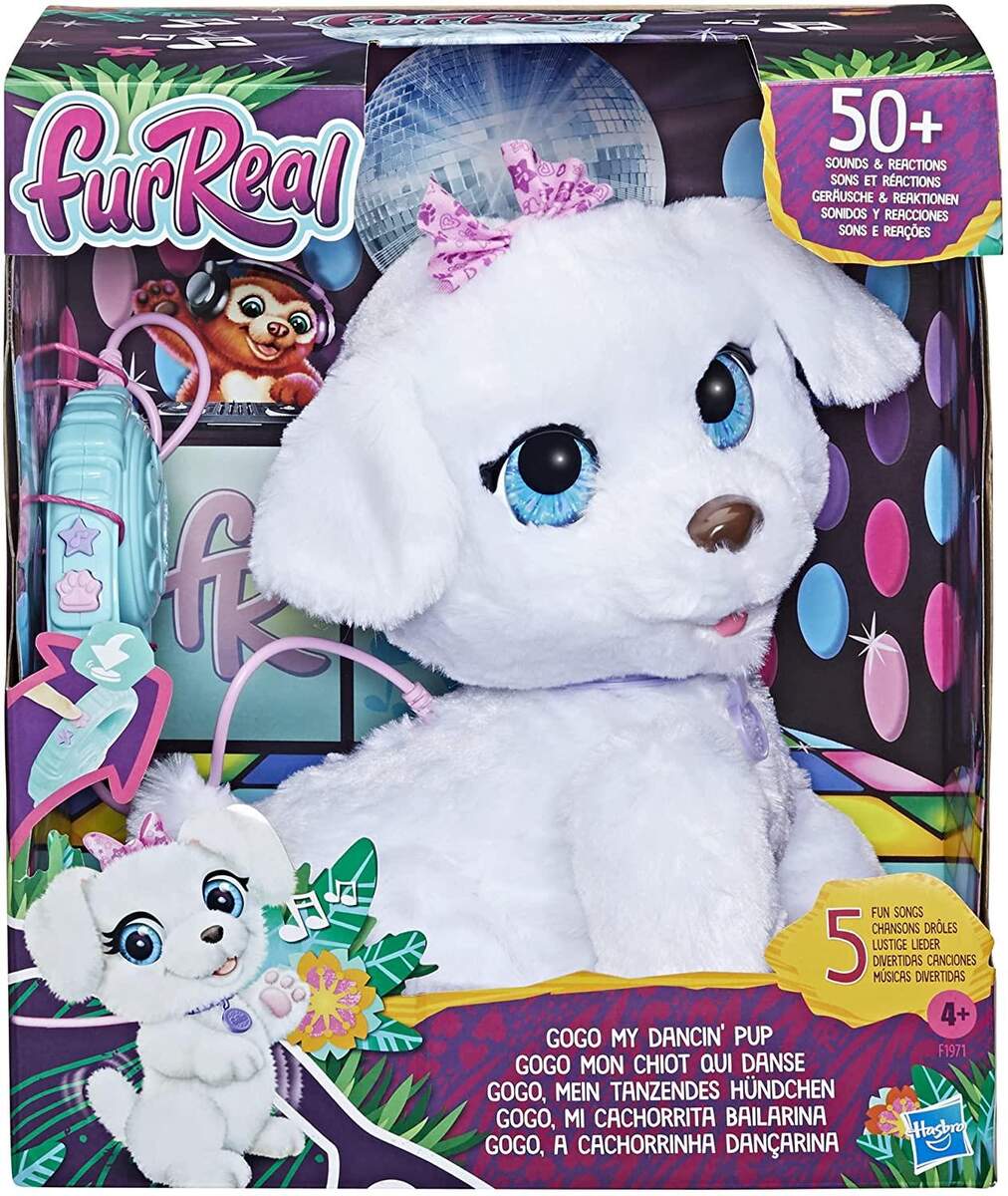 Hasbro furReal GoGo, Mein tanzendes Hündchen, 50+ Geräusche und Reaktionen