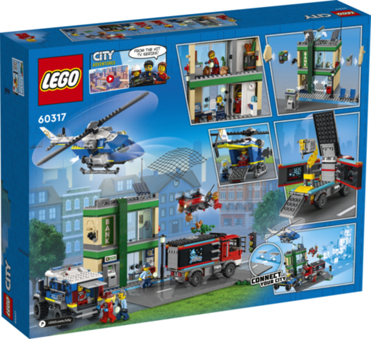 LEGO® City Police 60317 Banküberfall mit Verfolgungsjagd