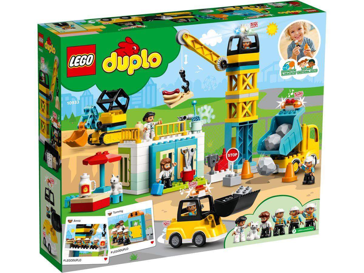LEGO® DUPLO® Town 10933 Große Baustelle mit Licht und Ton