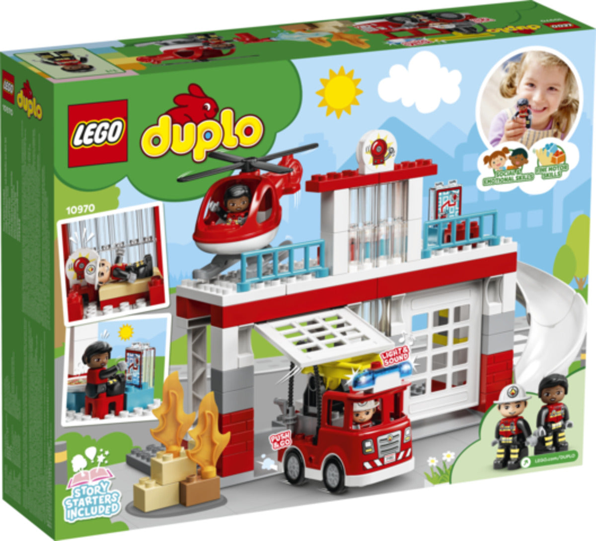 LEGO® DUPLO® Town 10970 Feuerwehrwache mit Hubschrauber