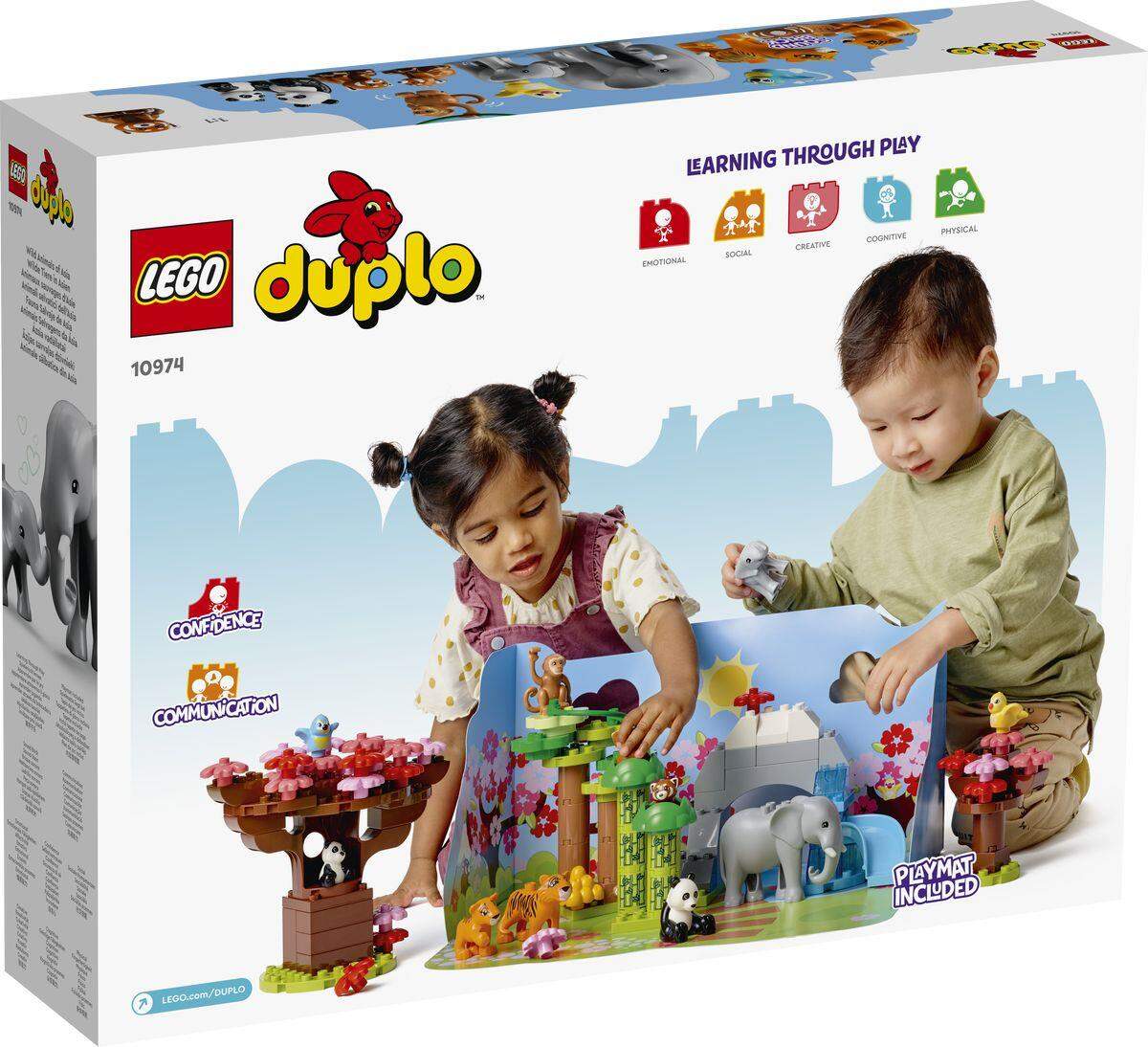LEGO® DUPLO® Town 10974 Wilde Tiere Asiens