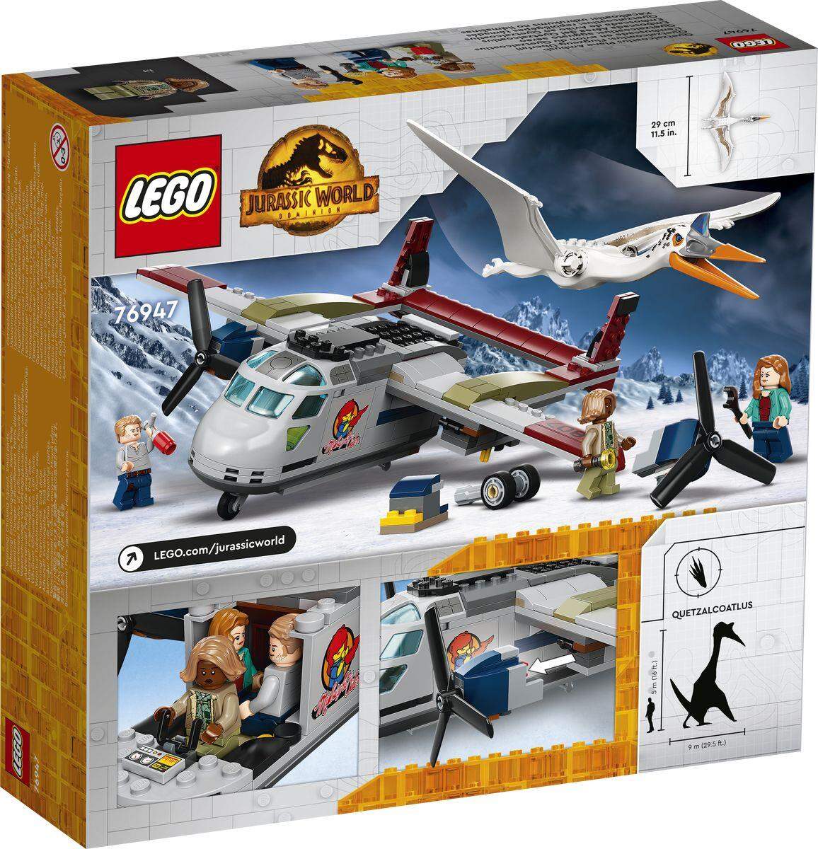 LEGO® Jurassic World™ 76947 Quetzalcoatlus: Flugzeug-Überfall