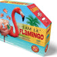 MADD CAPP Konturenpuzzle Junior Flamingo, 100 Teile