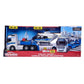 Majorette Volvo Truck +  Airbus Police Helicopter