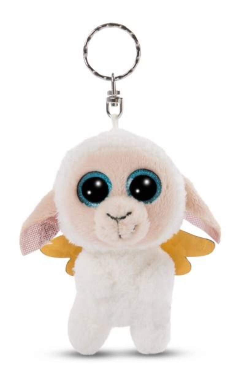 NICI GLUBSCHIS Schlüsselanhänger SCHUTZENGEL SCHAF Glowy Nalla