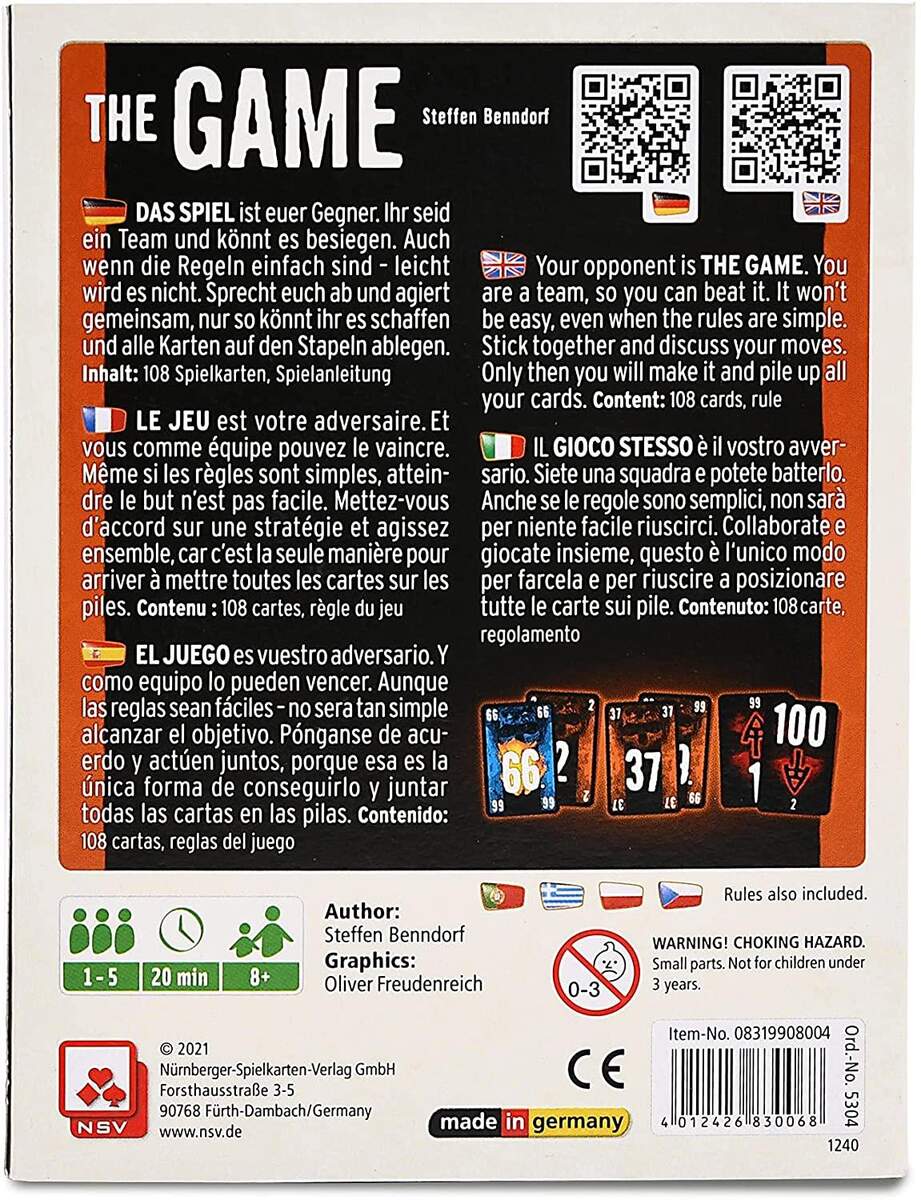 Nürnberger Spielkarten The Game-Natureline