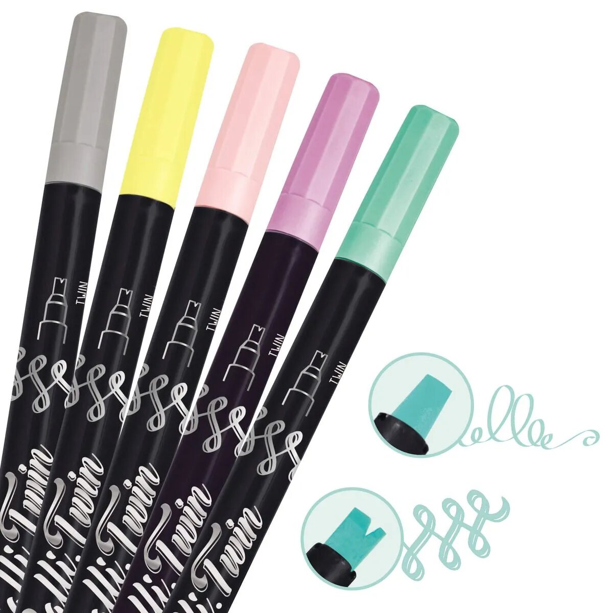 ONLINE Calli.TWIN 5-er Set Pastell Edition