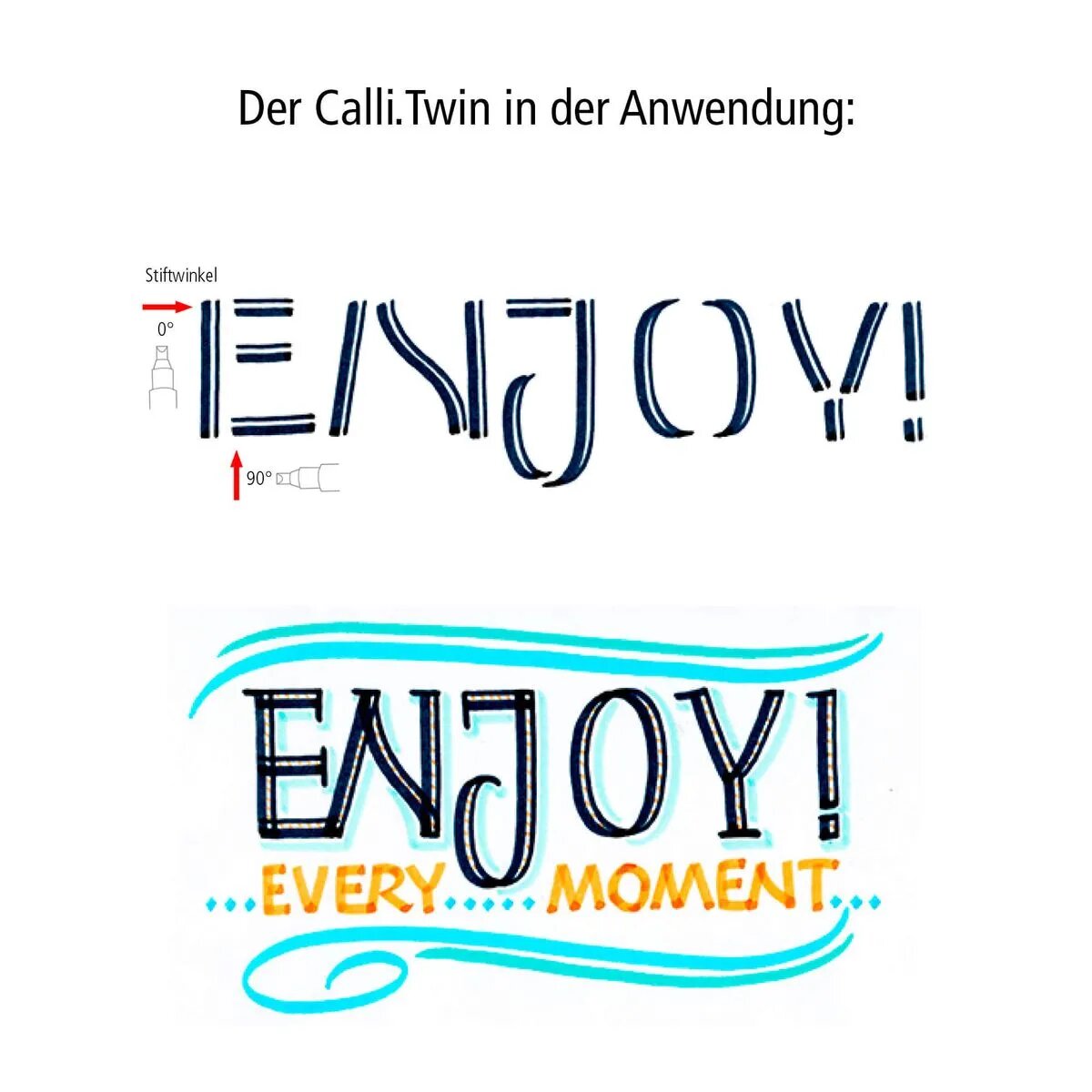 ONLINE Calli.TWIN 5-er Set Pastell Edition
