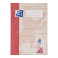 Oxford Recycling Schulheft A4, 16 Blatt, Lineatur 26 (kariert, weißer Rand rechts), 90 g/m²