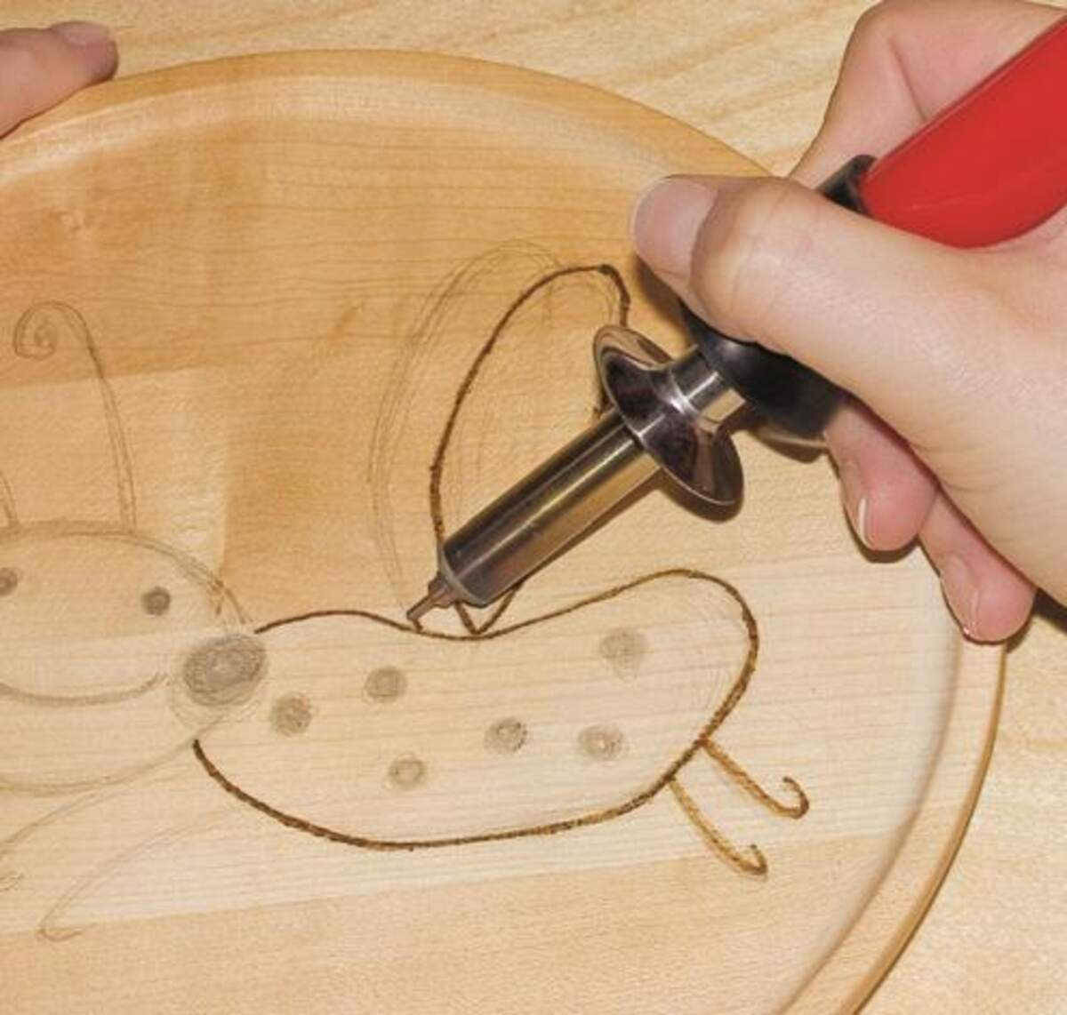 Pebaro Brandmalkolben mit 9 Aufsätzen