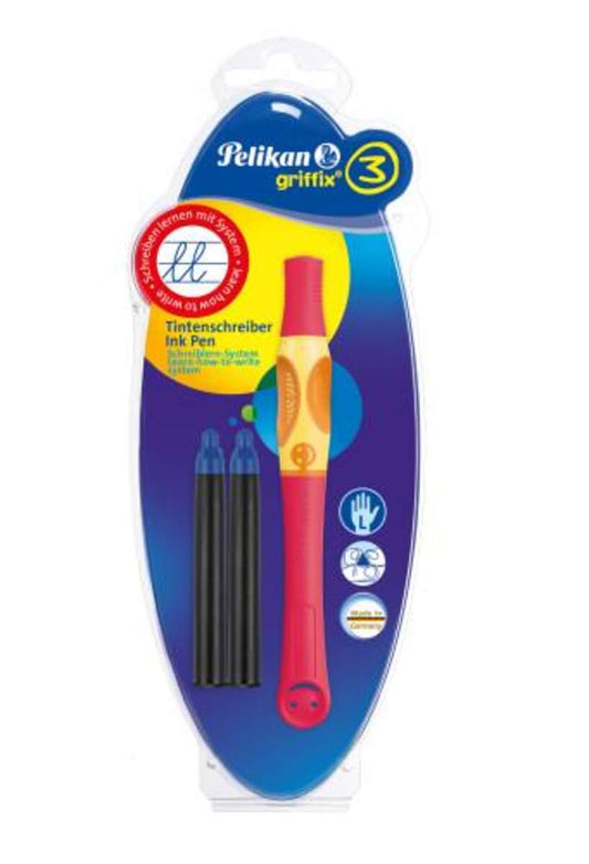 Pelikan griffix® 3 Tintenschreiber, cherry rot, links