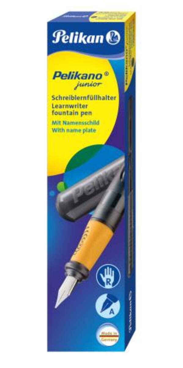 Pelikan Pelikano® junior Füllhalter, Anthrazit, Feder A, für Rechtshänder