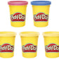 Play-Doh Fröhliche Farben Knetpack, 5er-Pack Knete mit 3 Emoji-Dosen