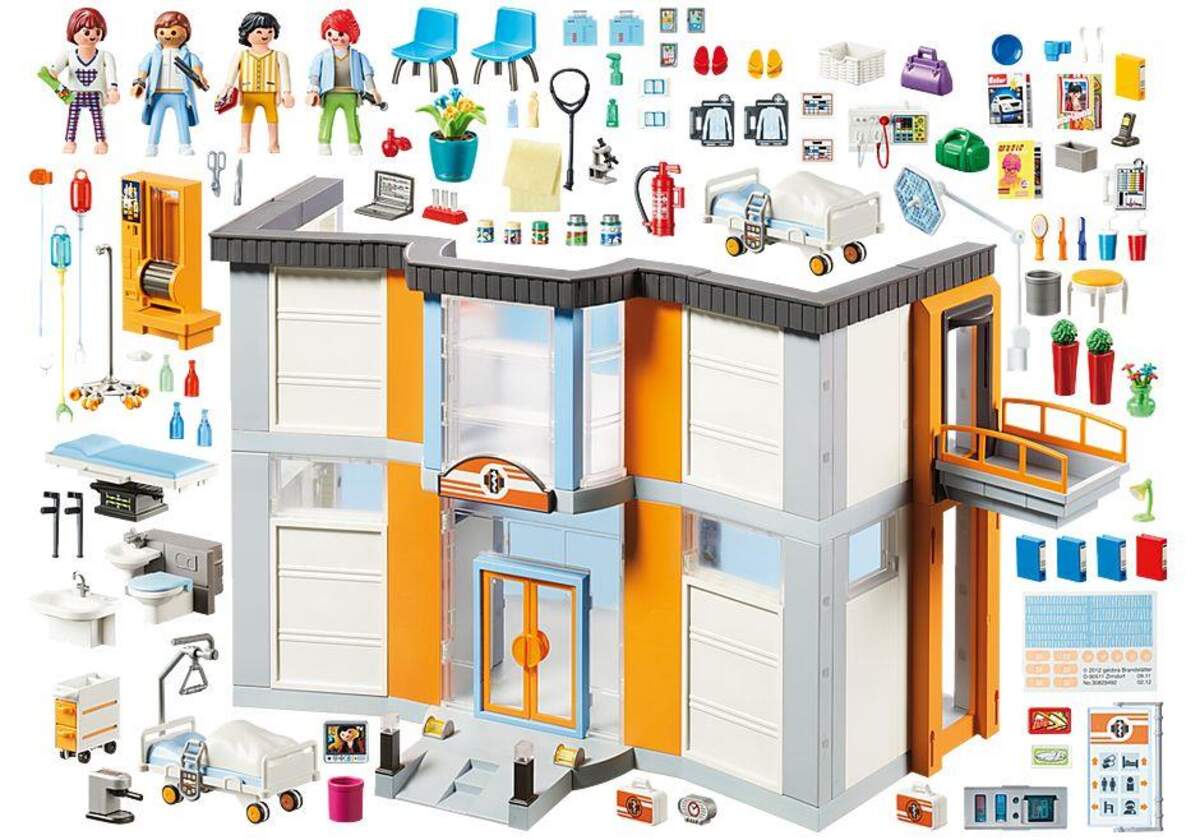 PLAYMOBIL® 70190 City Life Großes Krankenhaus mit Einrichtung