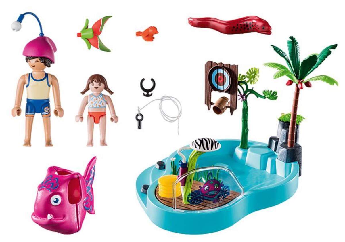 PLAYMOBIL® 70610 Family Fun  Spaßbecken mit Wasserspritze