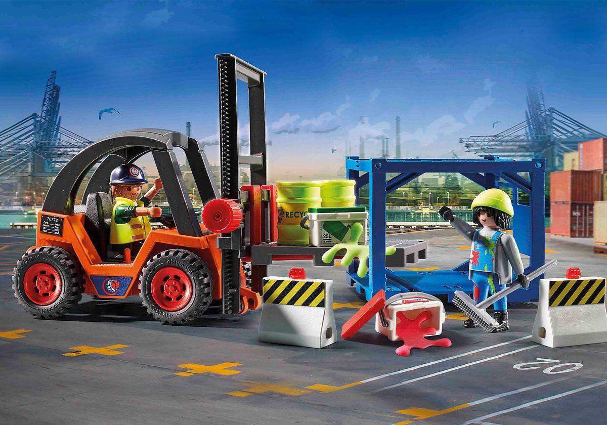 PLAYMOBIL® 70772 City Action Gabelstapler mit Fracht