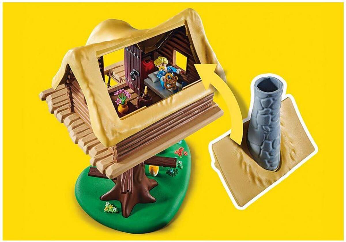 PLAYMOBIL® 71016 Asterix: Troubadix mit Baumhaus