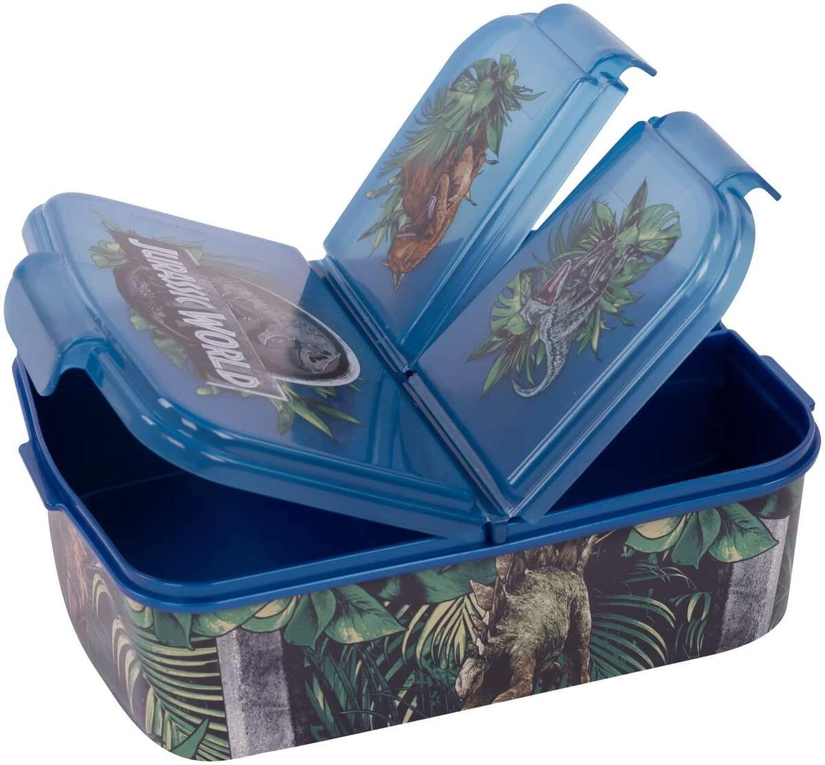 p:os Brotdose Jurassic World, 3 Fächer