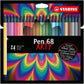 Premium-Filzstift - STABILO Pen 68 - ARTY - 24er Pack - mit 24 verschiedenen Farben