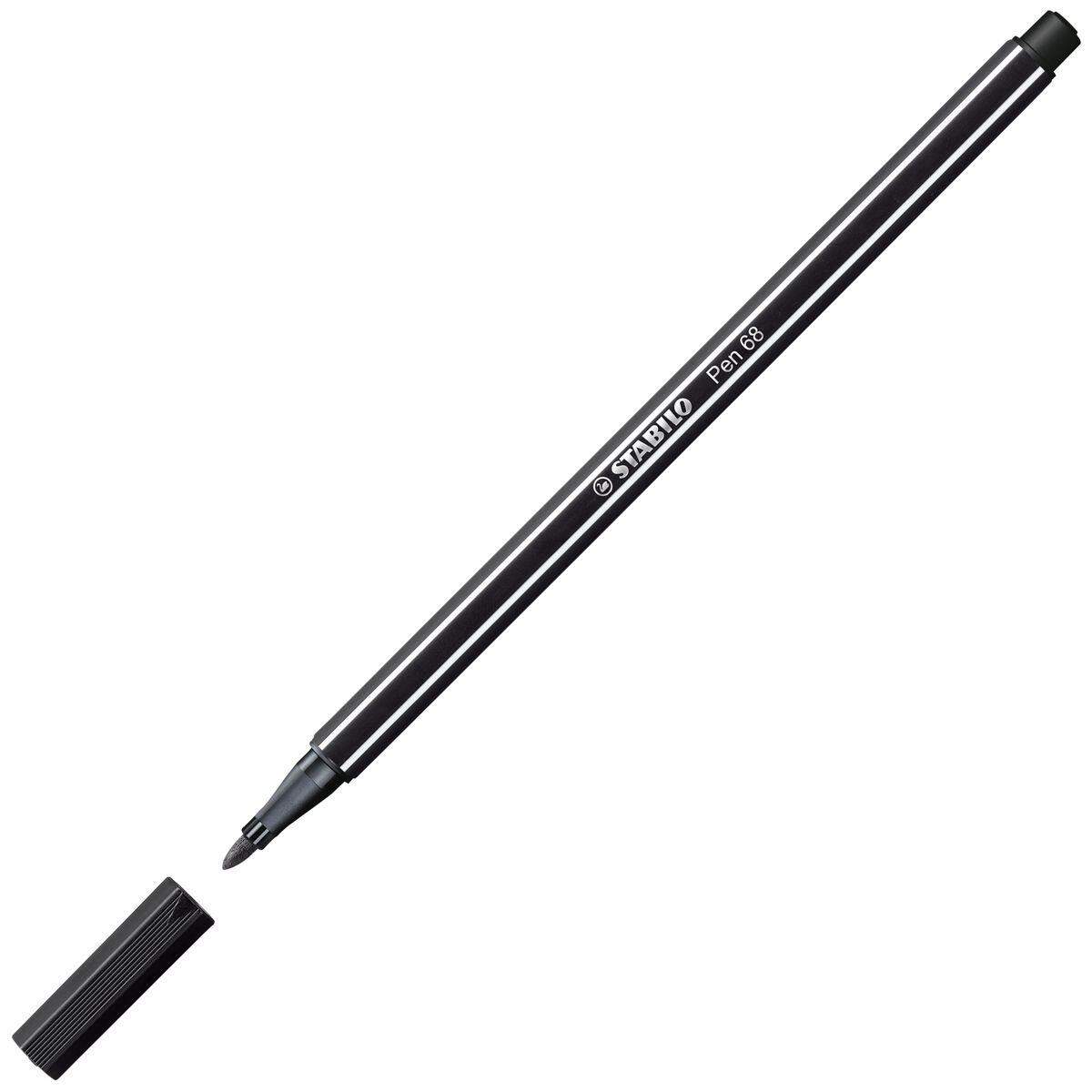 Premium-Filzstift - STABILO Pen 68 - ARTY - 18er Pack - mit 18 verschiedenen Farben