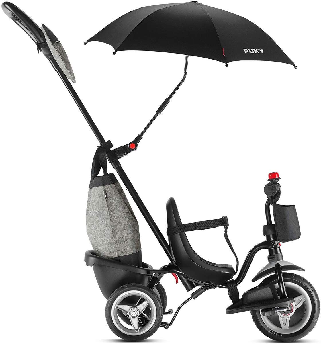 PUKY Ceety Comfort 4in1 Kinder Dreirad, schwarz