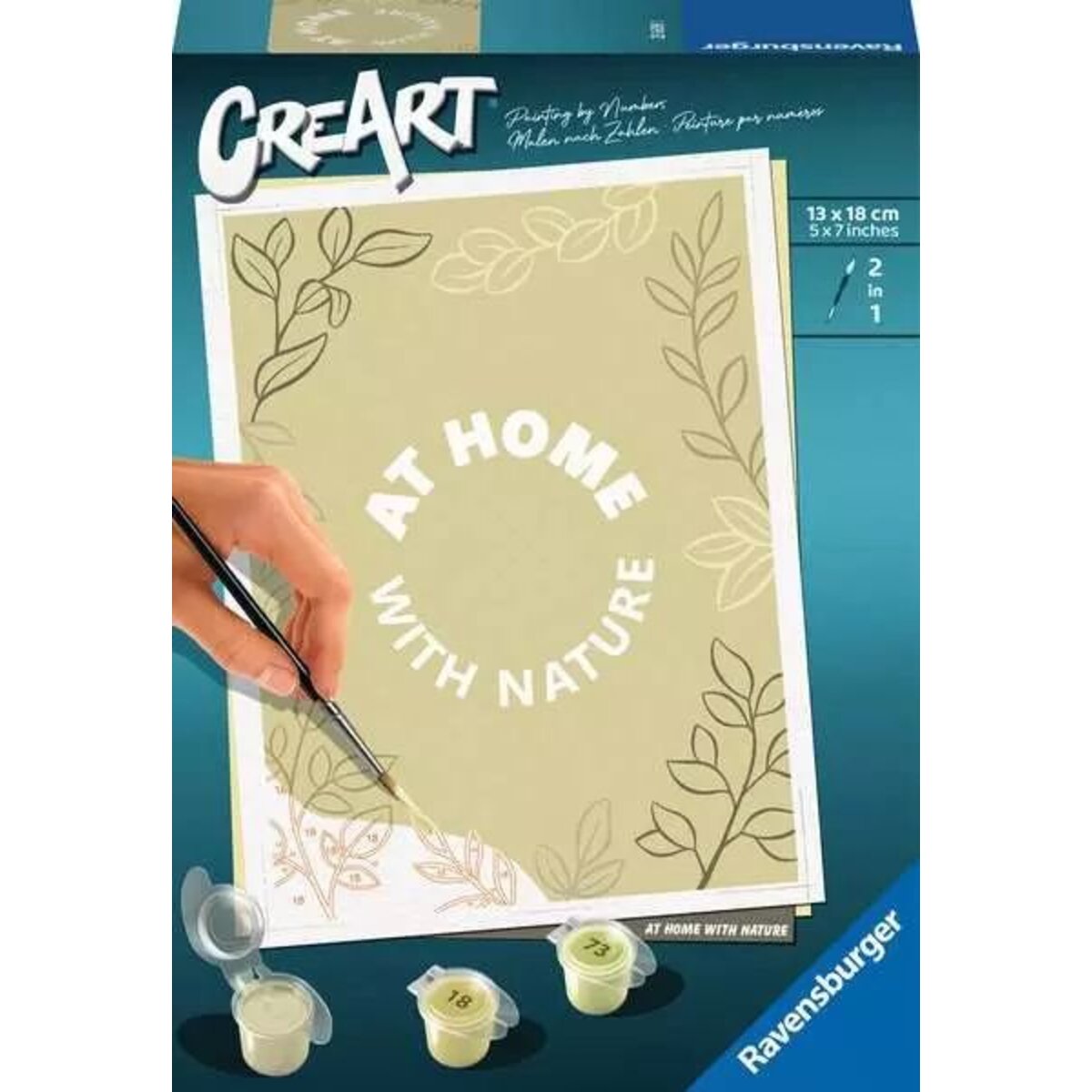 Ravensburger CreArt At home with Nature - Malen nach Zahlen für Erwachsene
