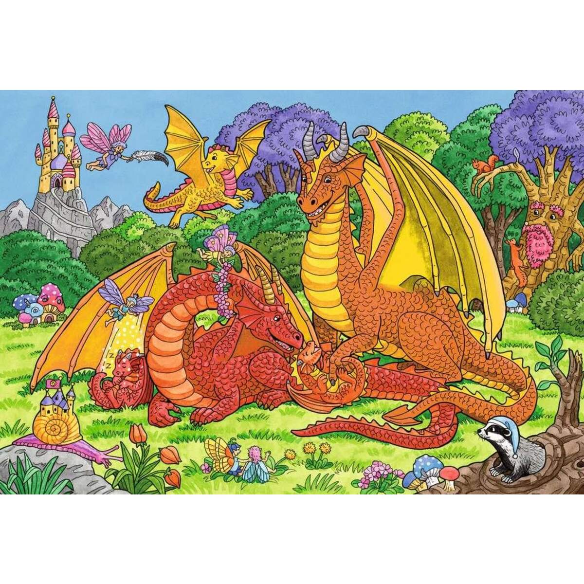 Ravensburger Puzzle - Magischer Wald, 48 Teile