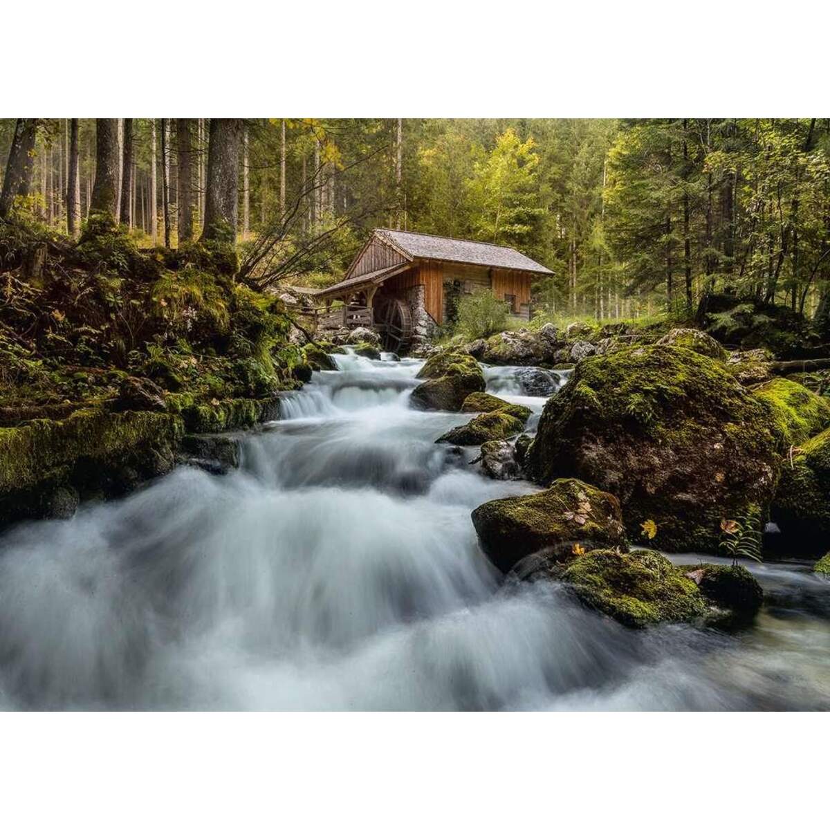 Ravensburger Puzzle - Mühle am Gollinger Wasserfall, 1000 Teile