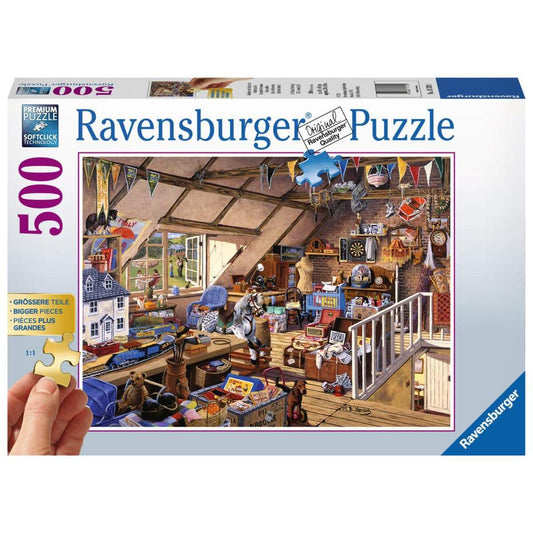 Ravensburger Puzzle Großmutters Dachboden, 500 Teile