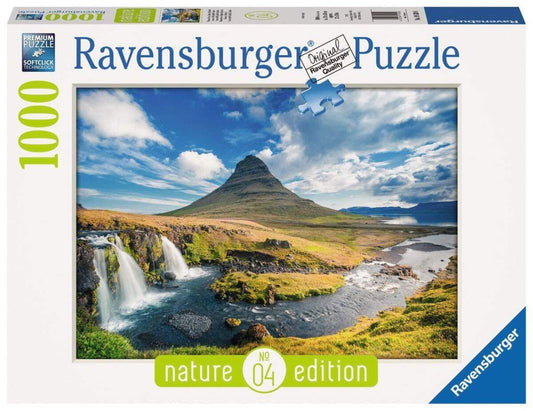 Ravensburger Puzzle Wasserfall vor Kirkjufell, Island