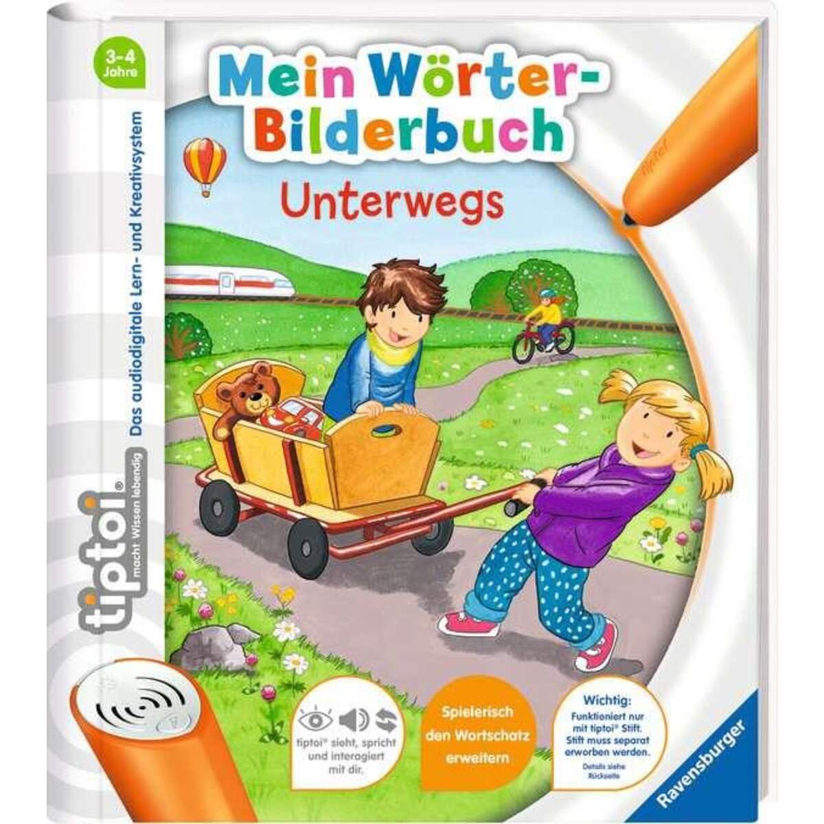 Ravensburger tiptoi Mein Wörter-Bilderbuch Unterwegs