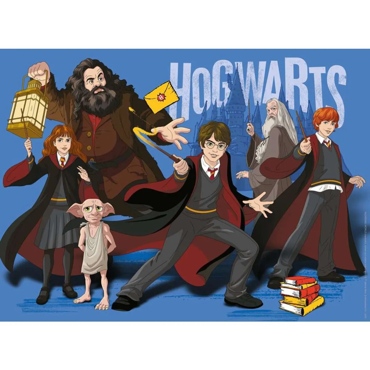 Ravensburger XXL Puzzle - Harry Potter und die Zauberschule Hogwarts, 300 Teile