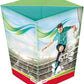Roth Papierkorb Fußballstar, 10 Liter, eckig, 2 Fächer