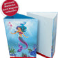 Roth Papierkorb Meerjungfrau, 10 Liter, eckig, 2 Fächer