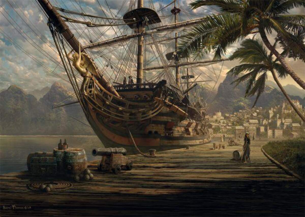 Schmidt Spiele Puzzle - Schiff vor Anker, 1000 Teile