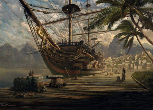 Schmidt Spiele Puzzle - Schiff vor Anker, 1000 Teile