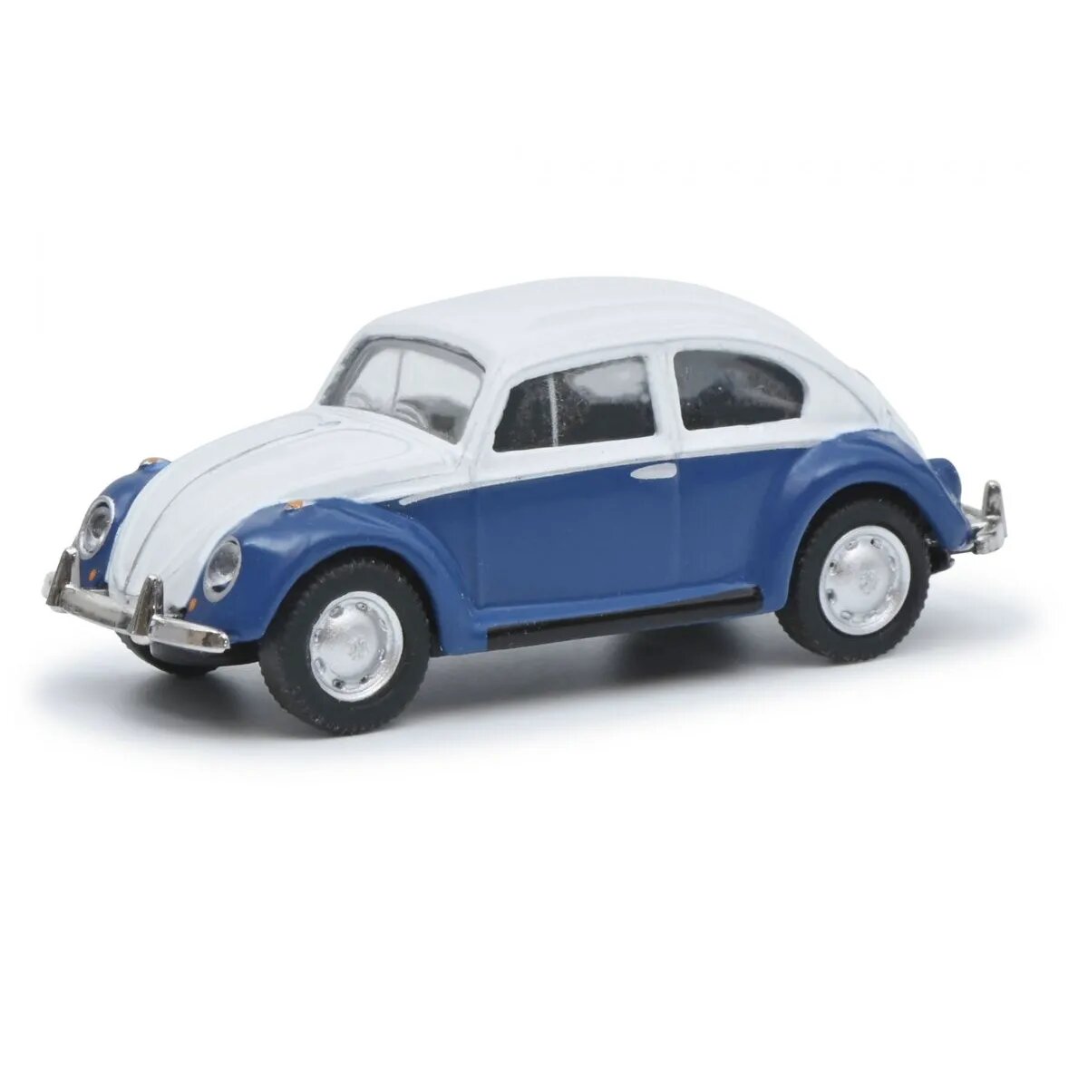 Schuco VW Käfer blau/weiß 1:87