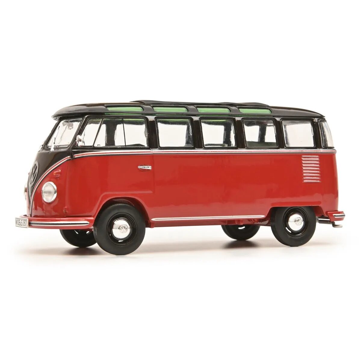 Schuco VW T1b Samba schwarzbr. 1:32