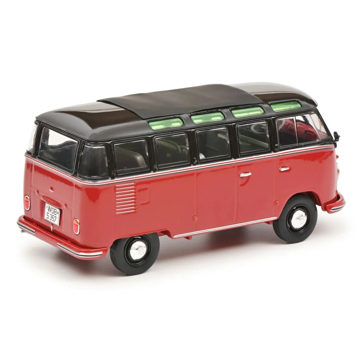 Schuco VW T1b Samba schwarzbr. 1:32