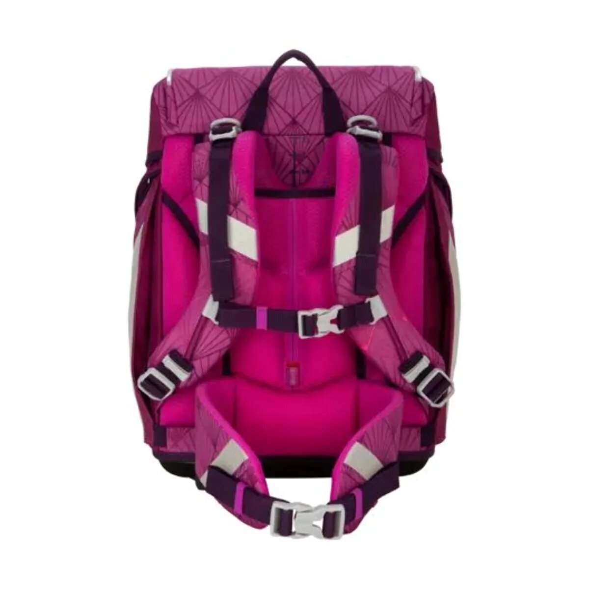 Scout Schulranzen-Set Alpha Exklusiv Safety Light Diamond Princess, 5-teilig