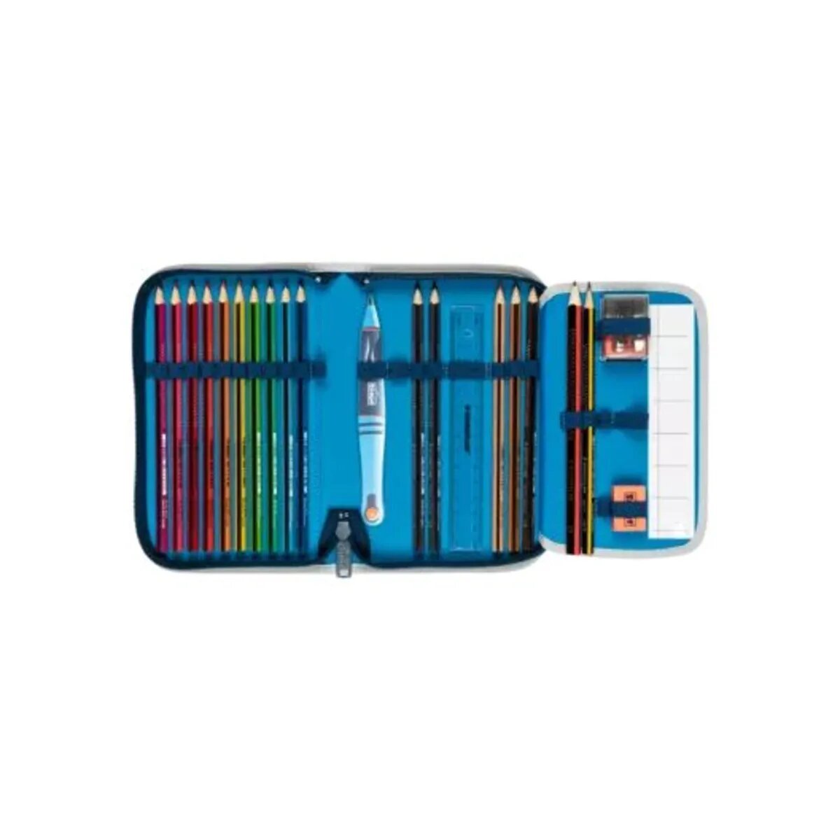 Scout Schulranzen-Set Genius Exklusiv Safety Light Funny Freaks, 5-teilig