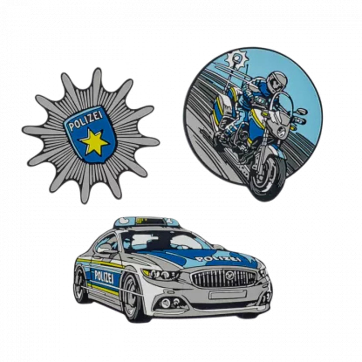 Scout Funny Snaps 3er Set Blue Police