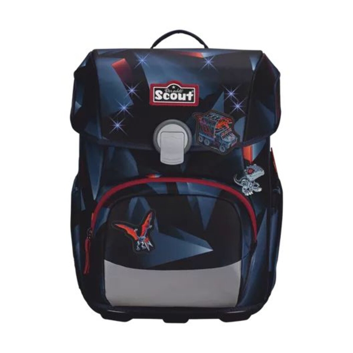Scout Neo Exklusiv Schulranzen-Set LED Gravity, 4-teilig