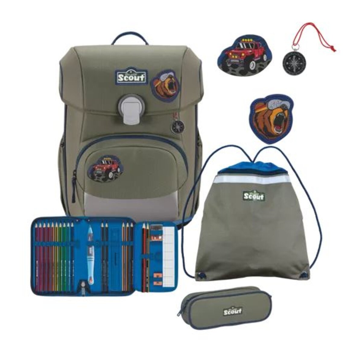 Scout Schulranzen-Set Neo Adventure
